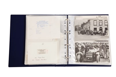 Lot 220 - A Large-Format Photograph Album depicting Alfa Romeo Competition Cars