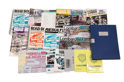 Lot 237 - RAC Lombard Rally Competitors Booklets and Other Paperwork, 1980-1981