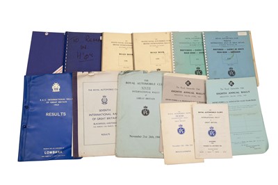Lot 242 - RAC Lombard Rally Booklets and Leaflets, 1939-1964