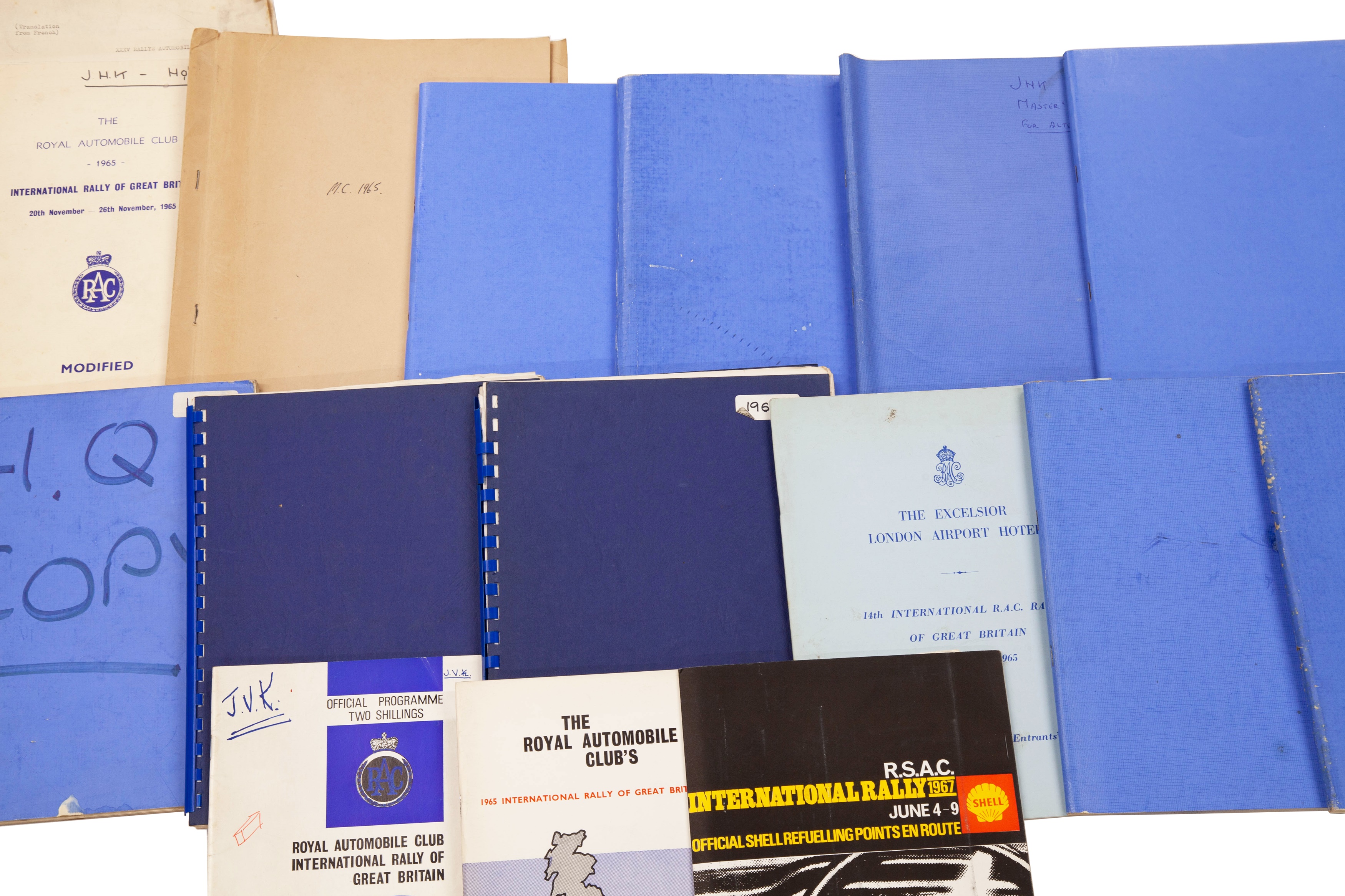 Lot 243 - RAC Rally Programmes, Booklets, Roadbooks