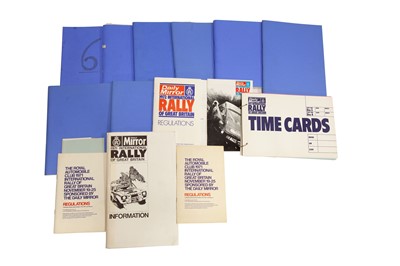 Lot 245 - RAC Rally Competitors Booklets and other Paperwork, 1971-1972