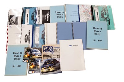 Lot 250 - Ford Motorsport Rally Competitors Booklets