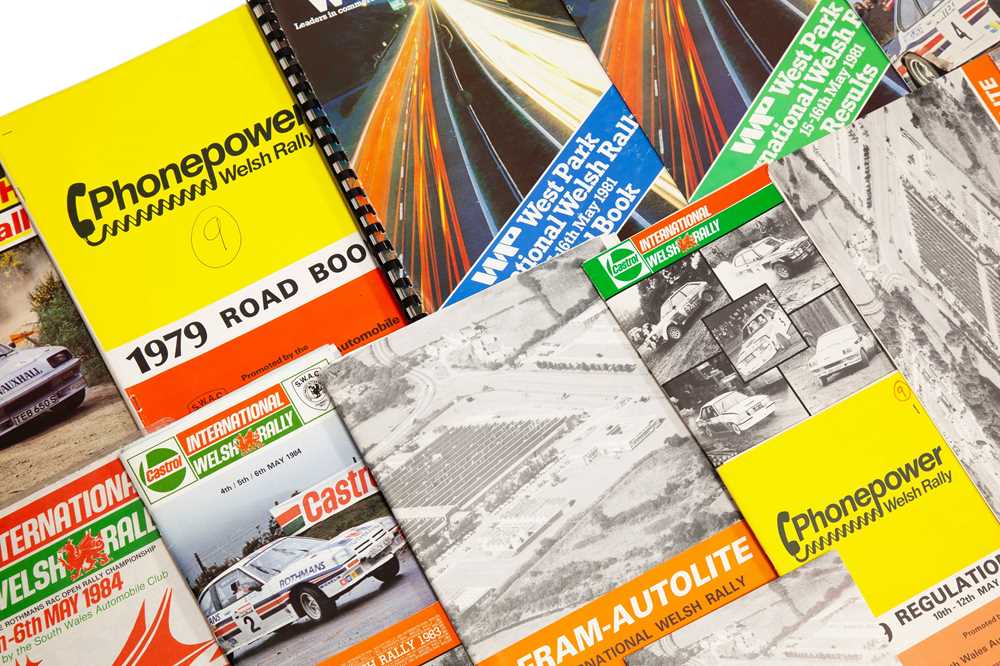 Lot 258 - Welsh Rally Paperwork, 1979-1984