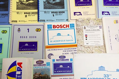 Lot 262 - Acropolis Rally Paperwork and Ephemera, 1985-1992