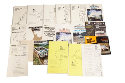 Lot 272 - New Zealand and Australian Rallying Paperwork