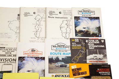 Lot 272 - New Zealand and Australian Rallying Paperwork