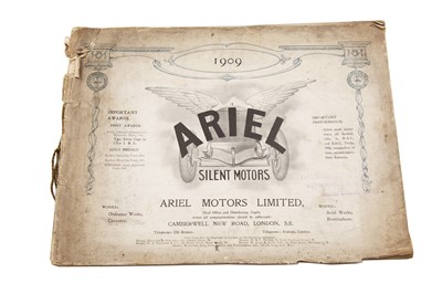 Lot 298 - Ariel Motors Pre-War Sales Brochure, 1909
