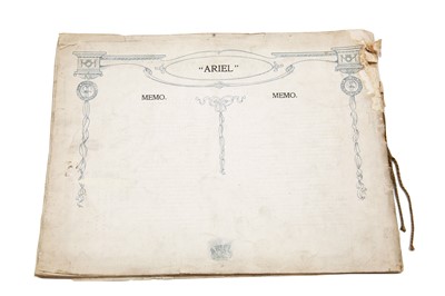 Lot 298 - Ariel Motors Pre-War Sales Brochure, 1909
