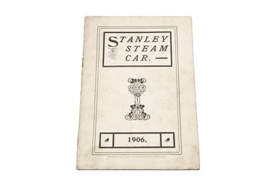 Lot 299 - Stanley Steam Car Pre-War Sales Brochure, 1906