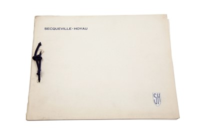 Lot 300 - Secqueville-Hoyau Pre-War Sales Brochure