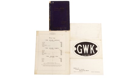 Lot 302 - Pre-War Sales Literature