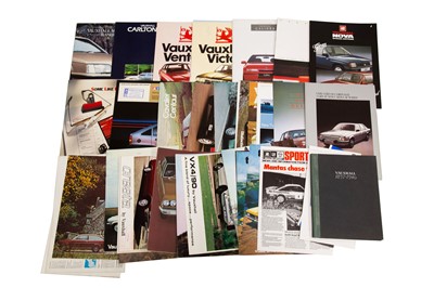 Lot 318 - Quantity of Vauxhall Sales Brochures