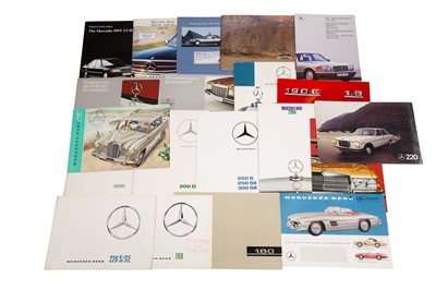 Lot 320 - Quantity of Mercedes-Benz Sales Brochures