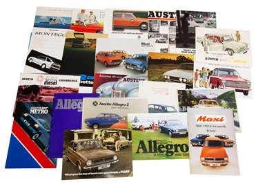 Lot 325 - Austin and Austin Healey Sales Brochures