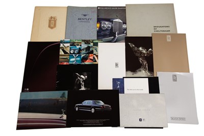 Lot 329 - Quantity of Rolls-Royce and Bentley Sales Brochures