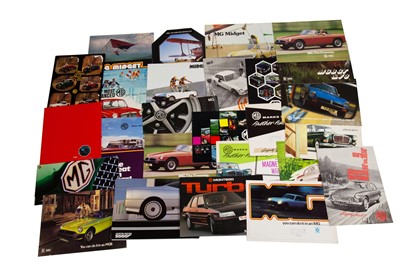 Lot 332 - Quantity MG Sales Brochures
