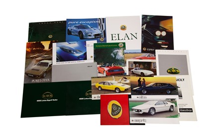 Lot 333 - Quantity of Lotus Sales Brochures