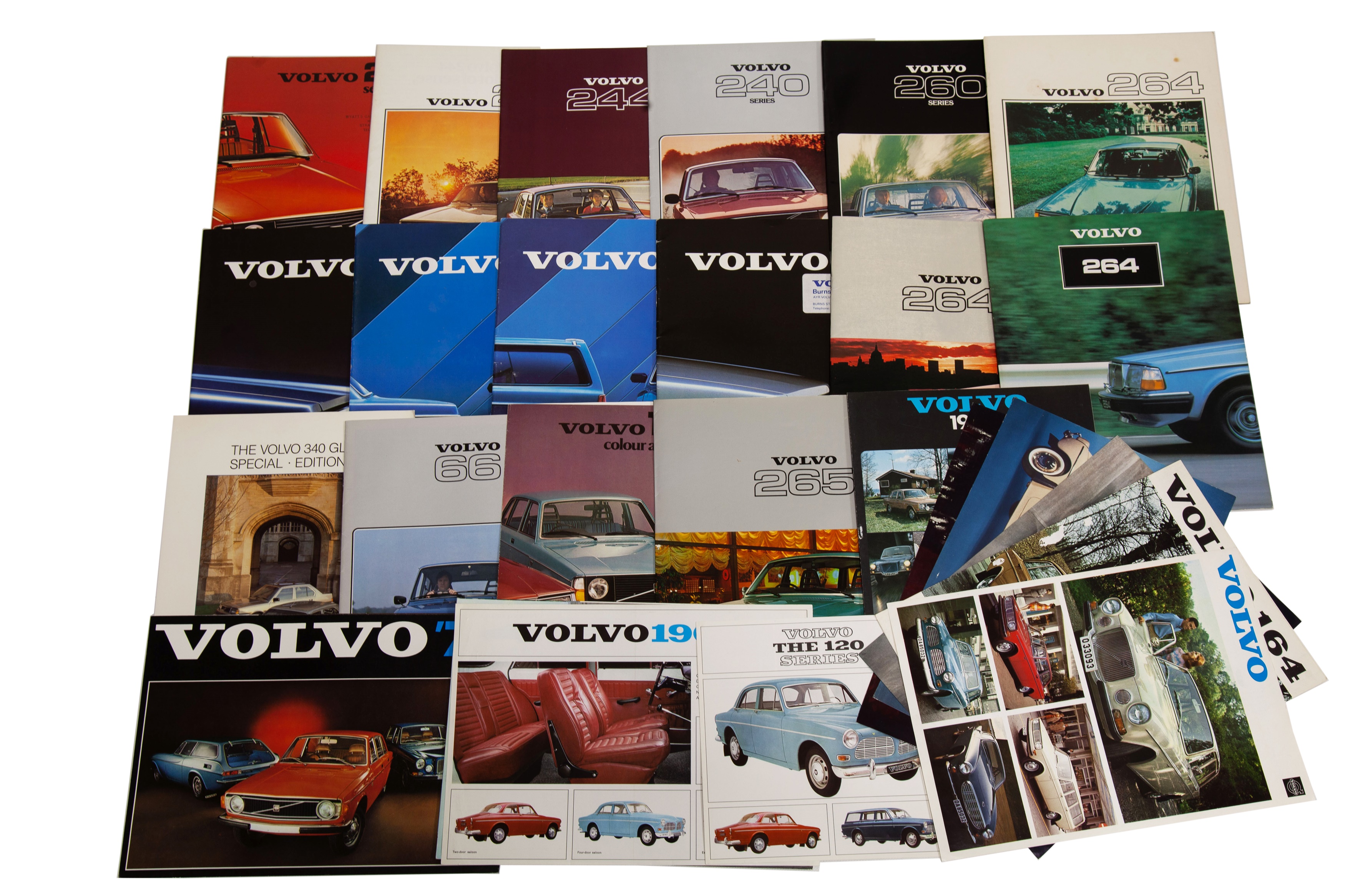 Lot 334 Quantity of Volvo Sales Brochures