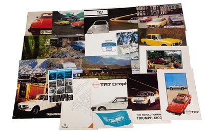Lot 335 - Quantity of Triumph Sales Brochures