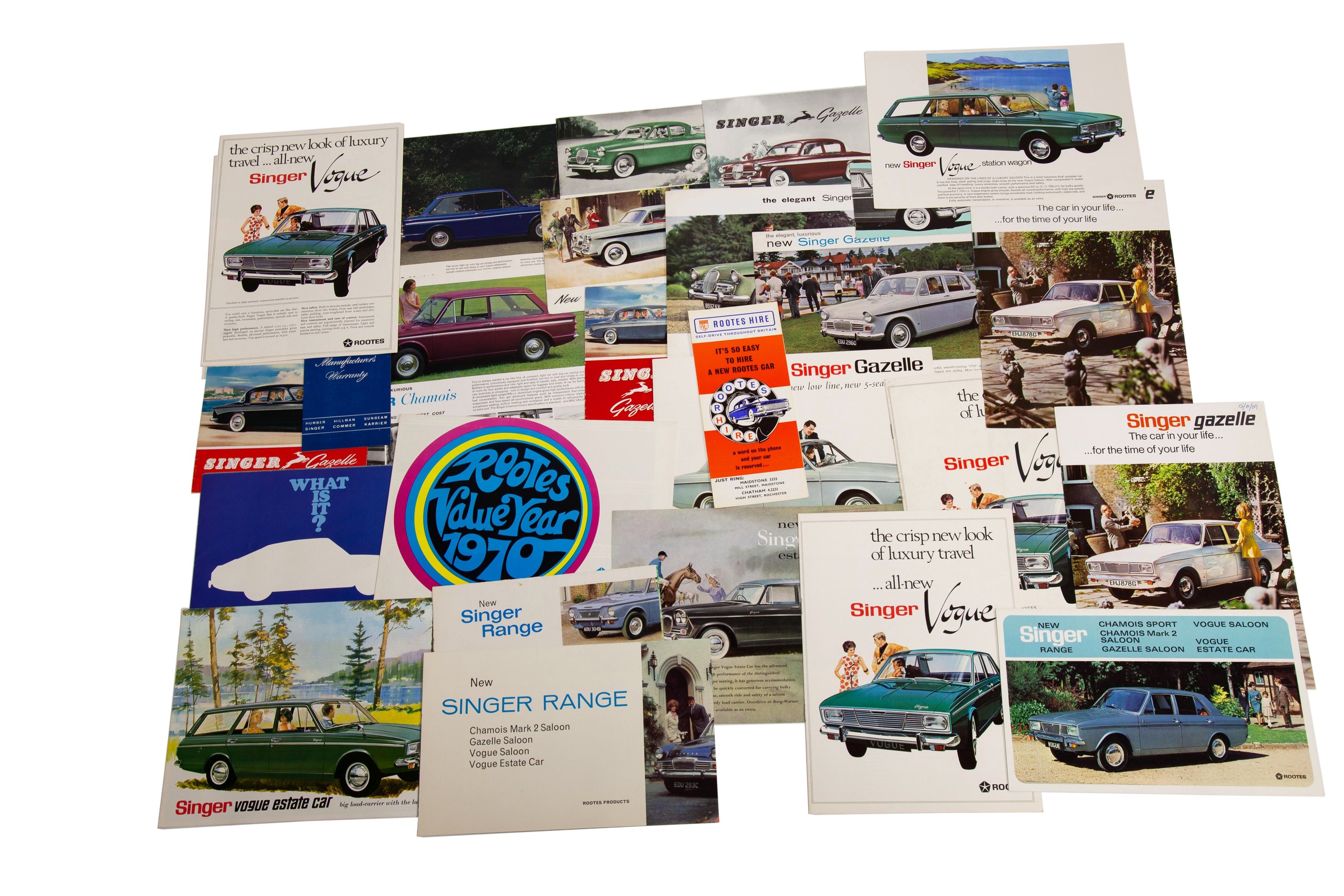 Lot 336 Quantity of Singer Sales Brochures