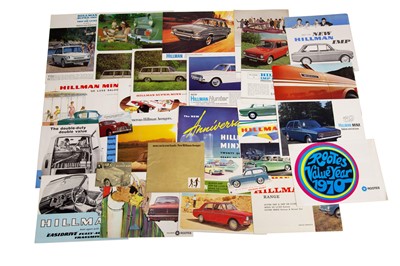Lot 338 - Quantity of Hillman Sales Brochures