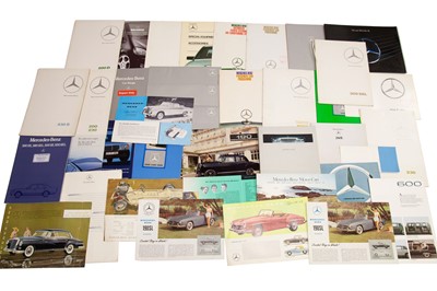Lot 343 - Quantity of Mercedes-Benz Sales Brochures