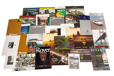 Lot 347 - Quantity of Land Rover and Rover Sales Brochures