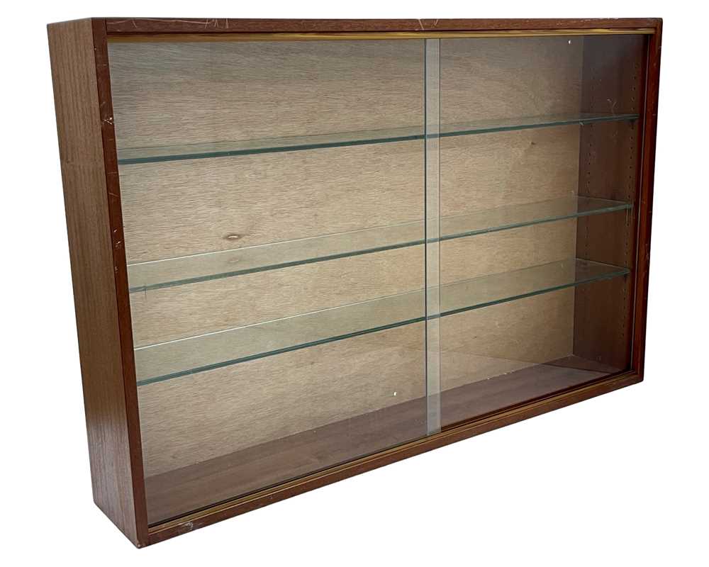 Model Glass Display Lot 630 - Twelve Wooden Glass-Fronted Model Display