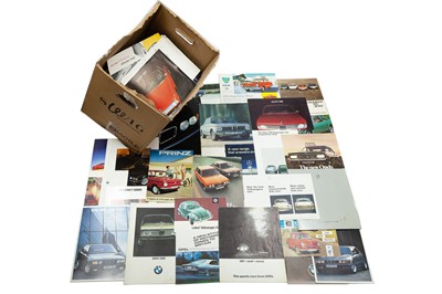 Lot 598 - Large Quantity of German Sales Brochures
