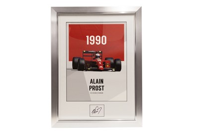 Lot 465 - Alain Prost Autograph Presentation