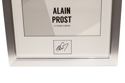 Lot 465 - Alain Prost Autograph Presentation