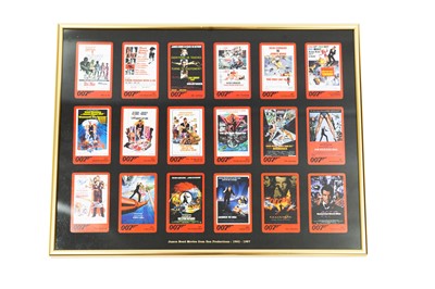 Lot 475 - James Bond 'Movies from Eon Productions' Framed Display, 1962 - 1997
