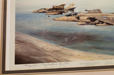Lot 478 - ‘The Longest Minute’ - RAF Jaguars Over Kuwait, by Michael Rondot