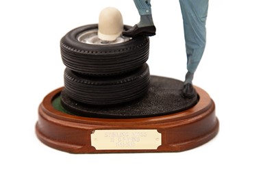 Lot 480 - Stirling Moss Cold Cast Porcelain Figurine