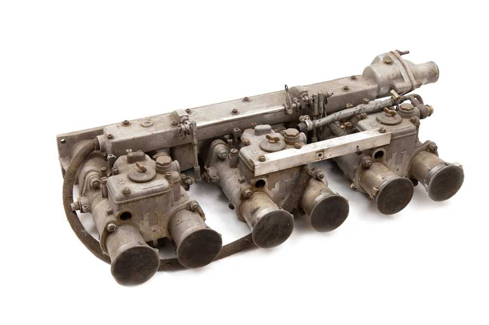 Lot 559 - Jaguar - Triple Weber Carburettors and Inlet Manifold