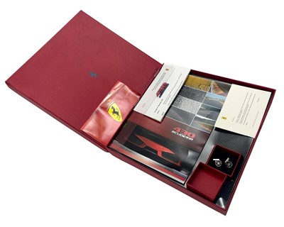 Lot 619 - Ferrari 430 Scuderia Exclusive Preview VIP Event Launch Pack