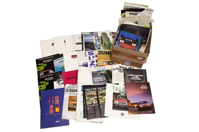 Lot 350 - Quantity of Assorted Sales Brochures