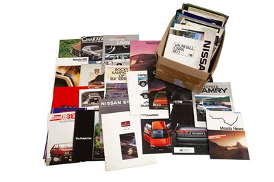 Lot 356 - Quantity of Japanese Vehicle Sales Brochures