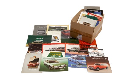 Lot 358 - Quantity of Assorted Vehicle Sales Brochures