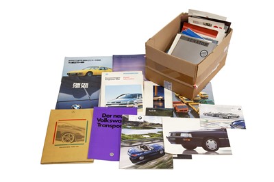 Lot 360 - Quantity of German Vehicle Sales Brochures
