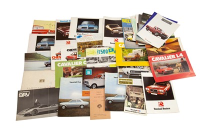 Lot 361 - Quantity Vauxhall Sales Brochures