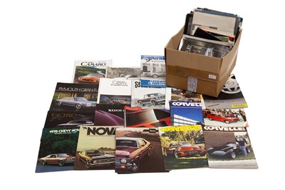 Lot 366 - Quantity of American Vehicle Sales Brochures