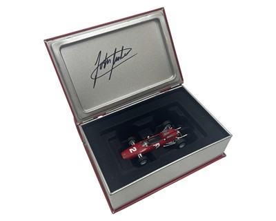 Lot 383 - John Surtees Signed Ferrari 158 F1 Model