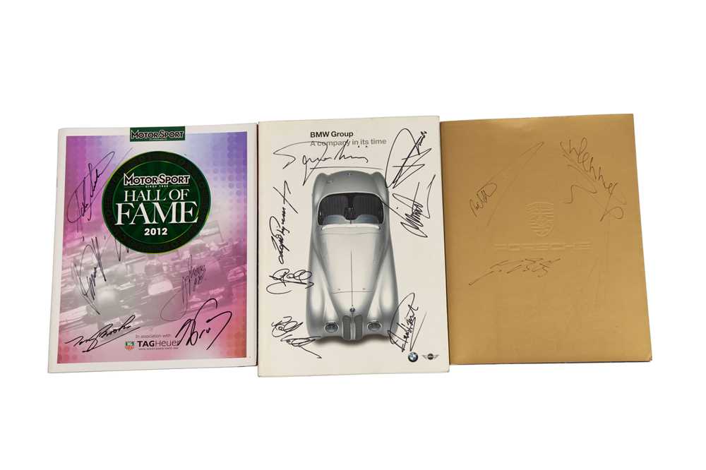 Lot 384 - Motor Racing Autographs