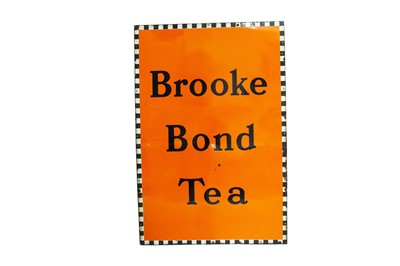 Lot 385 - Large Brooke Bond Tea Enamel Sign