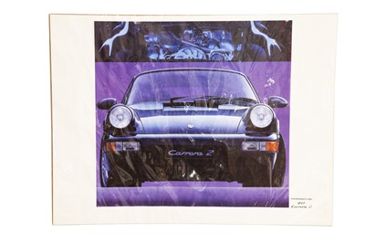 Lot 386 - Porsche 911 Carrera 2 Showroom Poster