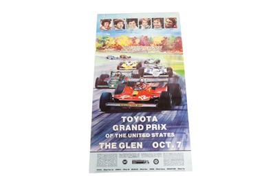 Lot 389 - Toyota Grand Prix of the USA Event Poster, 1979