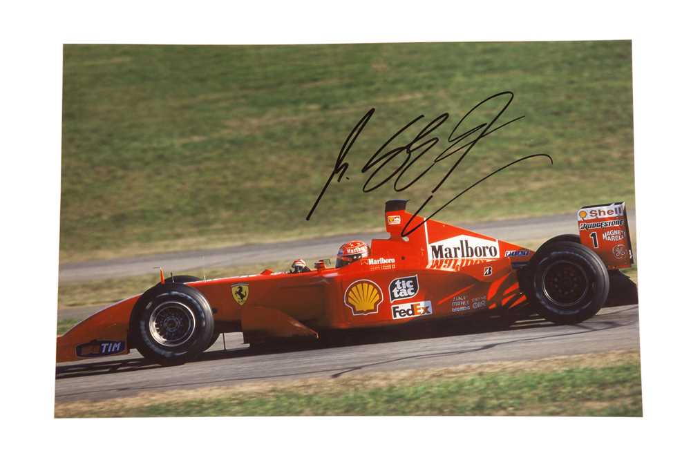 Lot 391 - Michael Schumacher Signed Large-Format