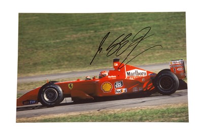 Lot 391 - Michael Schumacher Signed Large-Format Cibachrome Photograph