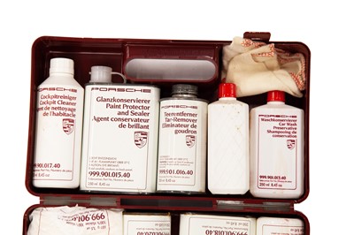 Lot 482 - Porsche Car Care Kit, 1980s
